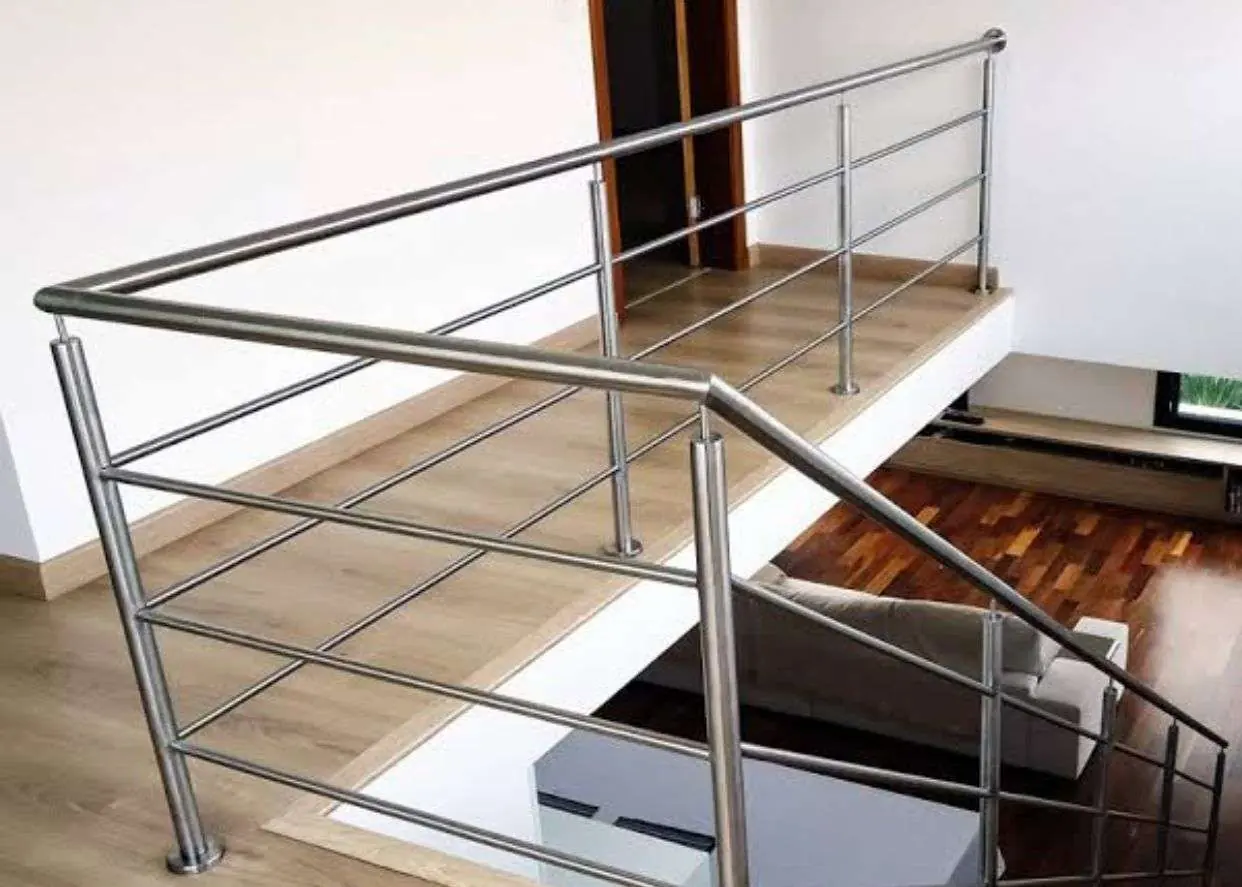 Corrimão em aco inox — obra da Arte Inox Design