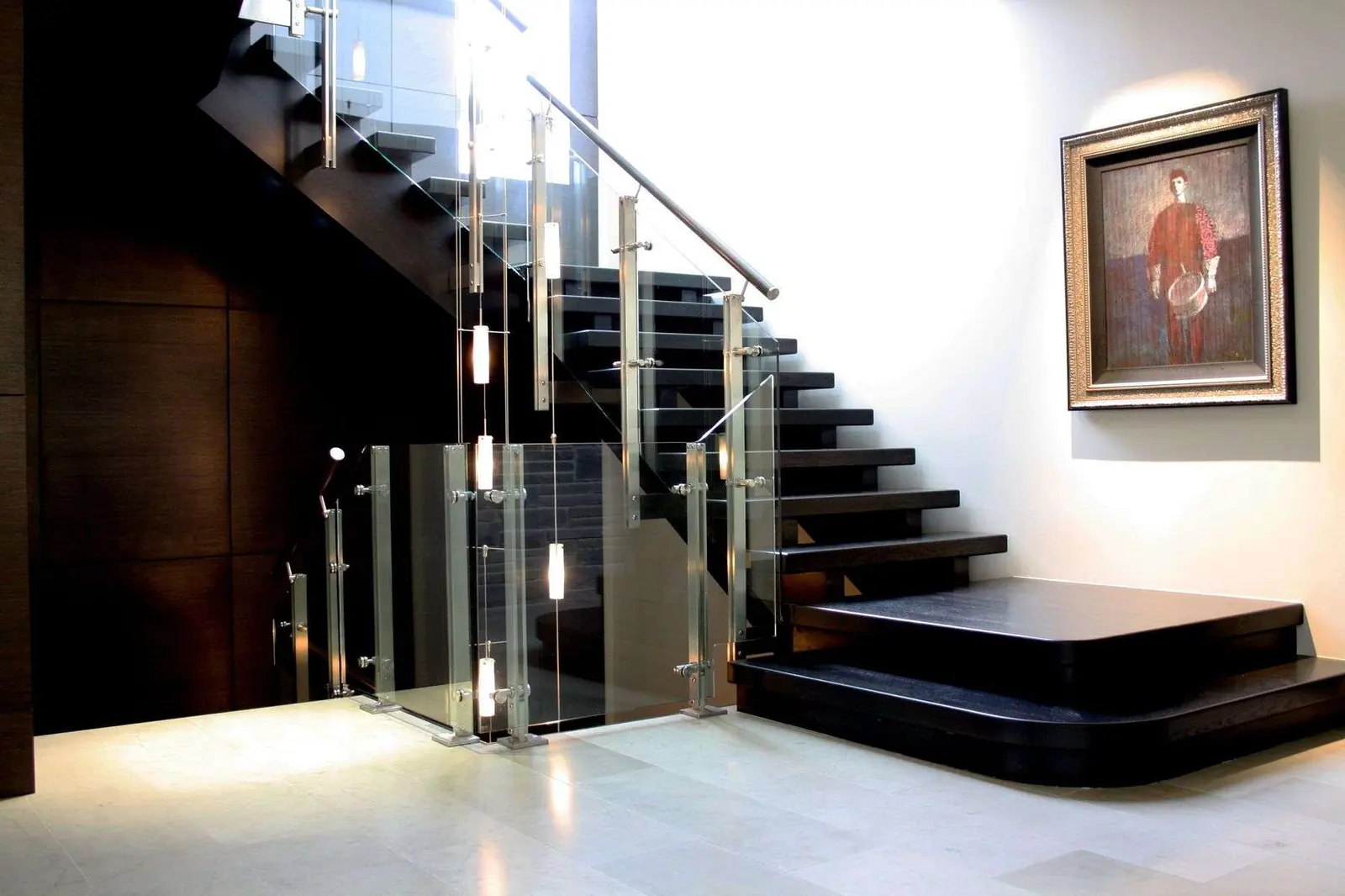 Corrimão lindo — obra da Arte Inox Design