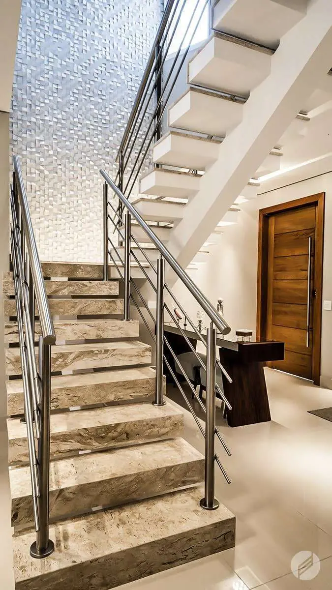 Guarda corpo escada — Guarda-corpo em inox
